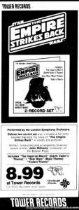 STAR WARS THE EMPIRE STRIKES BACK- Newspaper ad. May 26, 1980.