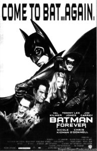 BATMAN FOREVER- Newspaper ad. July 26, 1995.