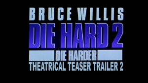 DIE HARD 2 DIE HARDER- Theatrical teaser trailer 2. Caped Wonder Stuns City! Released July 3, 1990.