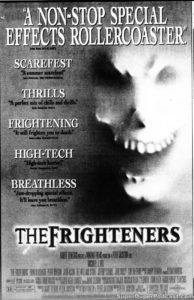 THE FRIGHTENERS- Newspaper ad. July 21, 1996. Caped Wonder Stuns City!