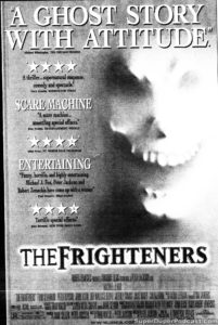 THE FRIGHTENERS- Newspaper ad. July 30, 1996. Caped Wonder Stuns City!