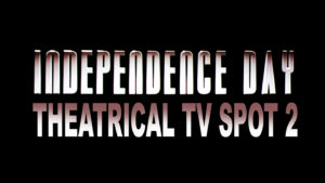 INDEPENDENCE DAY- Theatrical TV spot 2. Released July 3, 1996. Caped Wonder Stuns City!