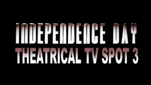 INDEPENDENCE DAY- Theatrical TV spot 3. Released July 3, 1996. Caped Wonder Stuns City!