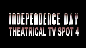 INDEPENDENCE DAY- Theatrical TV spot 4. Released July 3, 1996. Caped Wonder Stuns City!