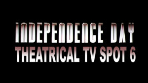 INDEPENDENCE DAY- Theatrical TV spot 6. Released July 3, 1996. Caped Wonder Stuns City!