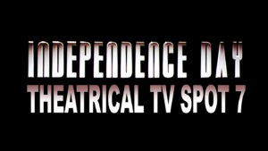 INDEPENDENCE DAY- Theatrical TV spot 7. Released July 3, 1996. Caped Wonder Stuns City!