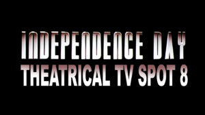 INDEPENDENCE DAY- Theatrical TV spot 8. Released July 3, 1996. Caped Wonder Stuns City!