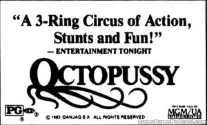 OCTOPUSSY- Newspaper ad. July 7, 1983. Caped Wonder Stuns City!