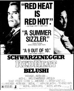 RED HEAT- Newspaper ad. July 27, 1988.