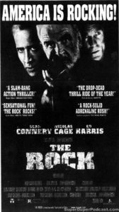 THE ROCK- Newspaper ad. July 25, 1996.