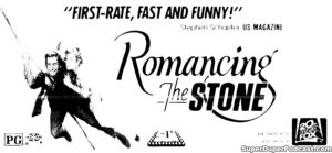 ROMANCING THE STONE- Newspaper ad. July 15, 1984.