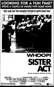 SISTER ACT- Newspaper ad. July 27, 1992.