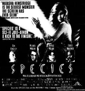 SPECIES- Newspaper ad. July 26, 1995.