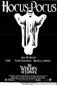 THE WITCHES OF EASTWICK- Newspaper ad. July 5, 1987. Caped Wonder Stuns City!