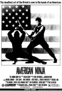 AMERICAN NINJA- Newspaper ad. August 30, 1985. Caped Wonder Stuns City!