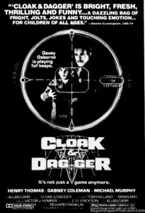 CLOAK & DAGGER- Newspaper ad. August 30, 1984. Caped Wonder Stuns City!