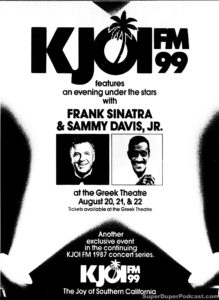 FRANK SINATRA- Newspaper ad. August 20, 1987. Caped Wonder Stuns City!