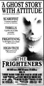 THE FRIGHTENERS- Newspaper ad. August 23, 1996.
Caped Wonder Stuns City!