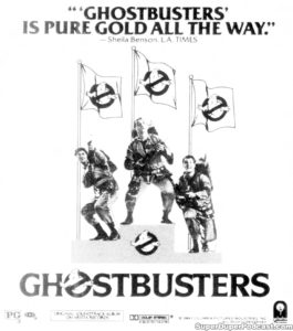 GHOSTBUSTERS- Newspaper ad.
August 3, 1984.