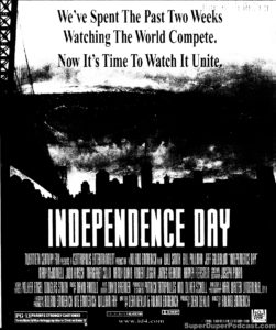 INDEPENDENCE DAY- Newspaper ad. August 11, 1996.