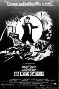 THE LIVING DAYLIGHTS- Newspaper ad. August 9, 1987.