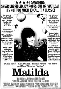 MATILDA- Newspaper ad. August 12, 1996. Caped Wonder Stuns City!