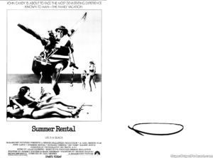 SUMMER RENTAL- Newspaper ad. August 9, 1985.