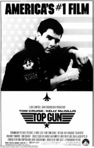 TOP GUN- Newspaper ad. August 24, 1986.