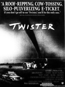 TWISTER- Newspaper ad. August 20, 1996. Caped Wonder Stuns City!