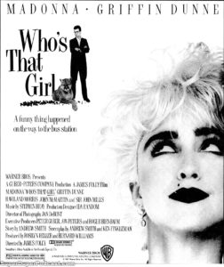 WHO'S THAT GIRL- Newspaper ad. August 10, 1987. Caped Wonder Stuns City!