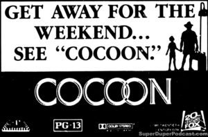 COCOON- Newspaper ad. September 11, 1985.