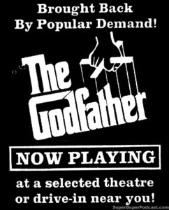 THE GODFATHER- Newspaper ad. September 5, 1973. Caped Wonder Stuns City!