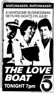 THE LOVE BOAT- Television guide ad. September 27, 1984.