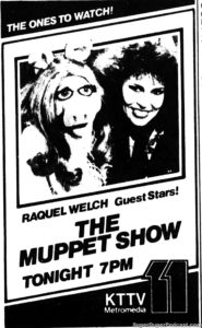 THE MUPPET SHOW- Television guide ad. September 17, 1981.