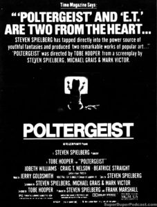 POLTERGEIST- Newspaper ad. September 27, 1982.