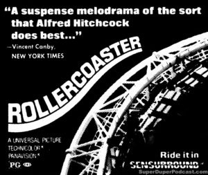 ROLLERCOASTER- Newspaper ad. September 3, 1977.