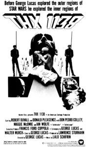 THX-1138- Newspaper ad. September 27, 1977.