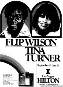 TINA TURNER- Newspaper ad. September 13, 1978.