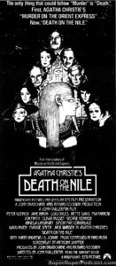 DEATH IN THE NILE- Newspaper ad. October 23, 1978.