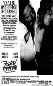 FATAL ATTRACTION- Newspaper ad. October 13, 1997.