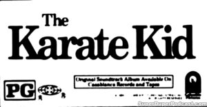 KARATE KID- Newspaper ad. October 28, 1985. Caped Wonder Stuns City!