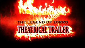 THE LEGEND OF ZORRO- Theatrical trailer.
Released October 28, 2005.