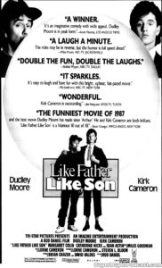 LIKE FATHER LIKE SON- Newspaper ad. October 12, 1987.