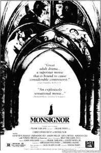 MONSIGNOR- Newspaper ad. October 24, 1982.