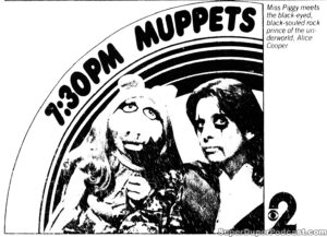 THE MUPPET SHOW- Television guide ad. October 31, 1978. Caped Wonder Stuns City!