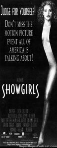 SHOWGIRLS- Newspaper ad. October 17, 1995.