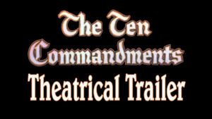 THE TEN COMMANDMENTS- Theatrical trailer. Released October 5, 1956. Caped Wonder Stuns City!