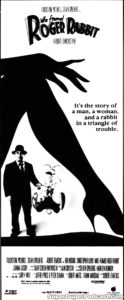 WHO FRAMED ROGER RABBIT- Newspaper ad. October 1, 1988.