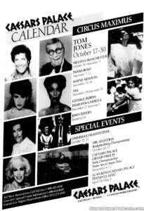 DIANA ROSS/JOAN RIVERS/WAYNE NEWTON- Newspaper ad. November 7, 1984.