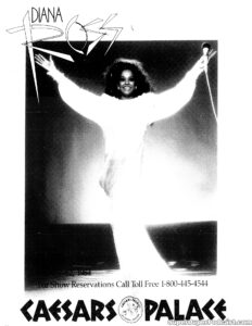 DIANA ROSS- Newspaper ad. November 7, 1984.